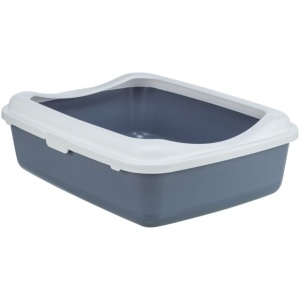Litiera Classic, cu Rama, 37 x 15 x 48 cm, Violet/Alb
