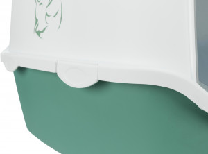 Litiera Vico, 40 x 40 x 56cm, Verde/Alb, 40279 - Img 3