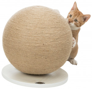 Minge Sisal de Zgariat cu Baza de Lemn, 29 x 31 cm