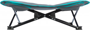 Pat Camping pentru Caini, Bej/Negru, Dimensiune 88 x 32 x 88 cm/Pana la 35 kg - Img 10