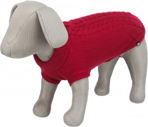 Pulover Kenton pentru Caini, L, 55 cm, Rosu, 680038 - Img 3