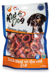 Recompense Pentru Caini, Carne De Rata Pe Rolou De Cod, 250 g