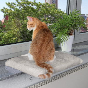 Sezlong pentru Pervaz 51 x 36 cm Gri Deschis
