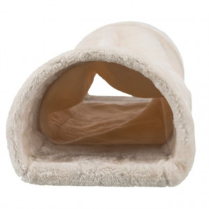 Tunel Plush pentru Rozatoare, 27 x 21 x 80 cm, Bej, 63102 - Img 2