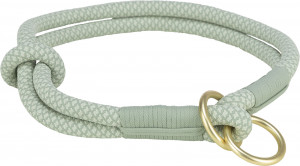 Zgarda Soft, Coarda, Semistrangulanta, Culoare Salvie/Menta, Marime S, Dimensiune 35 cm/ø 6 mm