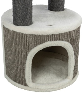Ansamblu Cat Tree Marco, 38x85 cm, Alb/Bej - Img 3