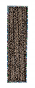 Carton de Zgariat, Scratchy, 48 x 5 x 13 cm, Negru/Alb