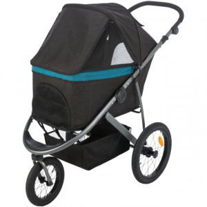 Carucior Buggy Pana La 20 Kg, 3 Roti, 60 x 112 x 120 cm, Negru/Petrol, 28960