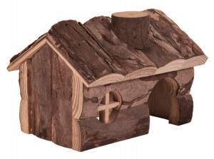 Casuta pentru Hamsteri, Hendrik, Lemn, 14 x 11 x 11 cm, Maro