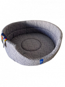 Cos Burete Textil Rotund 50cm Diverse Culori - Img 3