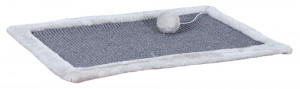 Covoras de Zgariat, Sisal, 55 x 35 cm, Culoare Gri