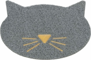 Covoras in Fata Litierei, Design Cap de Pisica, Dimensiune 40 x 42 cm