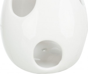 Cuib Ceramic pentru Pasari, 10.5 x 10.5 x 15 cm, Alb - Img 7