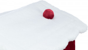 Culcus-Casuta Xmas Nevio, 35 × 45 × 38 cm, Alb/Rosu, 92407 - Img 2