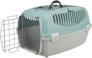 Cusca De Transport, Capri 3 Open Top, S: 40x38x61 cm, Pana la 12 kg, Gri Deschis/Verde Salvie, 39869 - Img 5