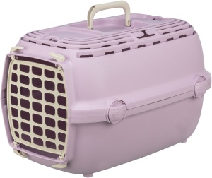 Cusca de Transport Relax, XS, Plastic, 32 x 30 x 48 cm/Pana la 6 kg, Culoare Roz