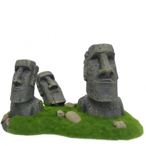 Decor Statui Moai 21 x 12 x 13 cm