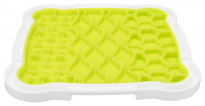 Farfurie pentru Hranire Lenta, Lickâ€™n'Snack, 20 x 20 cm, Lime/Alb - Img 12