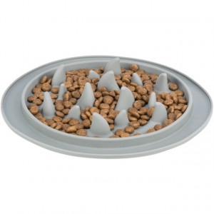 Farfurie Pentru Hranire Lenta, Silicon, 24 cm, Diverse Culori - Img 4