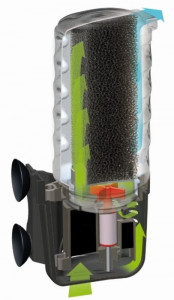 Filtru Intern Pentru Acvariu, ASAP 700l/h, 6.8W, Pana La 250l, Negru - Img 3