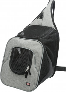 Geanta de Transport, Savina, Frontala, 30 x 33 x 26 cm, Pana la 10 kg, Negru/Gri