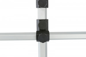 Grilaj Auto, Latime: 96-163 cm/ Inaltime: 34-48 cm, Argintiu/Negru - Img 12