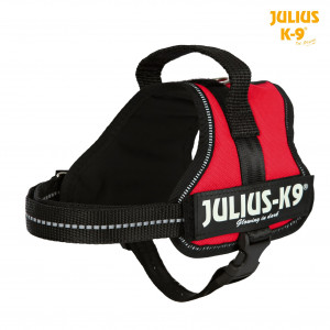 Ham Julius-K9 Mini, Culoare Rosu, Marime XS, Dimensiune 40–53 cm/22 mm