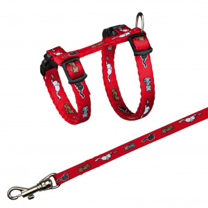 Ham si Lesa pentru Pisici Junior, Diverse Culori, 21–33 cm/8 mm, Culoare Cu Model - Img 4