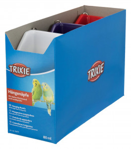 Hranitor Plastic pentru Pasari, 80 ml/6 x 6 cm, Diverse Culori - Img 2