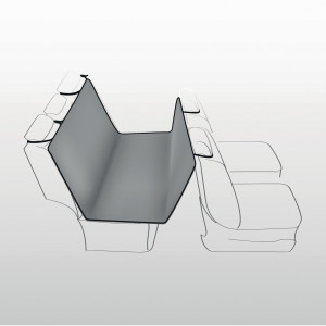 Husa Protectie Bancheta Auto, 1.45 x 1.60 m, Gri/Negru - Img 2