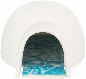 Iglu cu Placa de Racire pentru Rozatoare, Ceramica, 13 x 9 x 15 cm