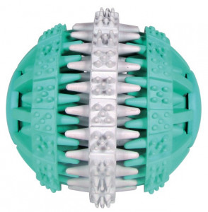 Jucarie Caini, Denta Fun, Minge, Cauciuc, Dimensiune ø 6 cm