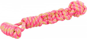 Jucarie Pentru Caini, Sfoara Cu Minge Nod, 8/38 cm, Diverse Culori - Img 2