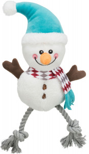 Jucarie Pentru Caini, Xmas Om De Zapada, Cu Sunet, 41 cm, 92572 - Img 1
