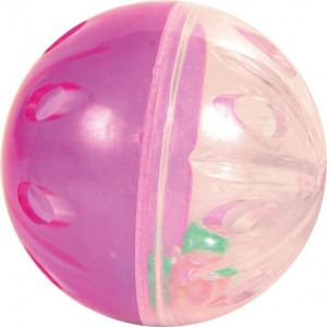 Jucarie Pentru Pisici, Set 4 X Mingi Plastic, Cu Zornaitoare, 4.5 cm - Img 2