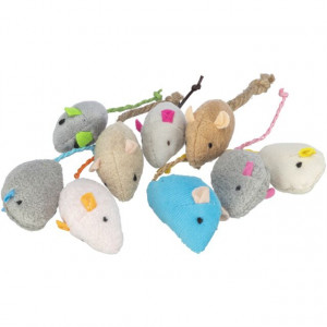 Jucarie Pentru Pisici, Soarece Plus, 5 cm, Diverse Culori