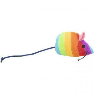 Jucarie Pentru Pisici, Soarece Plus, 7 cm, Diverse Culori - Img 4
