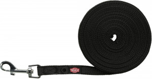 Lesa de Urmarire Cauciucata, Negru, S–M, Dimensiune 5 m/15 mm