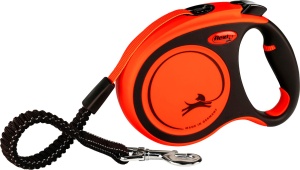 Lesa Retractabila Xtreme, Banda, Negru/Portocaliu, Marime XS, Dimensiune 3 m/Panna la 15 kg