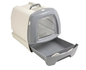 Litiera cu Capac si Sertar, Maxi: 62 x 47 x 48.5 cm, Diverse Culori