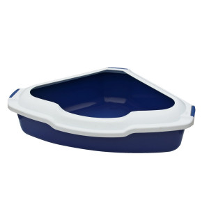 Litiera cu rama colt, Q31N, 56 x 43 x 14cm, Albastru
