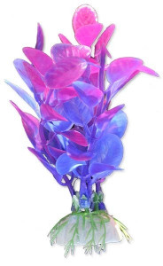 Planta artificiala Pentru Acvariu, Blister, 10 cm, Violet/Roz