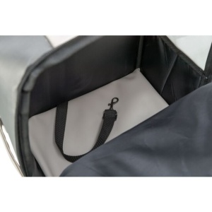 Rucsac Pentru Caini, CityStyle, 30x20x40 cm, Pana la 8 kg, Gri Deschis, 28832 - Img 3