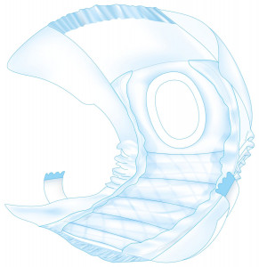 Scutece pentru Caini Femele, 12 buc, Marime S–M, Dimensiune 28-40 cm - Img 3