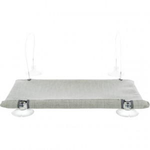 Sezlong Atasabil pe Fereastra, 50 x 30 cm, pana la 12 kg, Gri, 43209 - Img 7