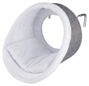 Sezlong Pe Calorifer 38 x 34 cm Gri cu Alb