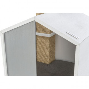 Ansamblu Be Nordic Jonte, 38 x 38 x 115 cm, Alb, 44745 - Img 5