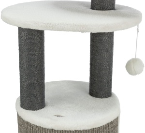 Ansamblu Cat Tree Marco, 38 x 85 cm, Alb/Bej - Img 4