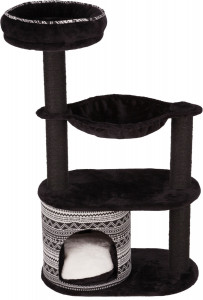 Ansamblu Giada, cu Sisal, cu Hamac, 112 cm/ 65 × 38 cm, Negru/Alb, 43466 - Img 1