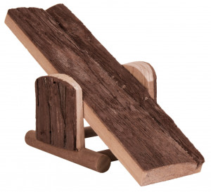 Balansoar pentru Rozatoare, Lemn, 22 x 7 x 8 cm